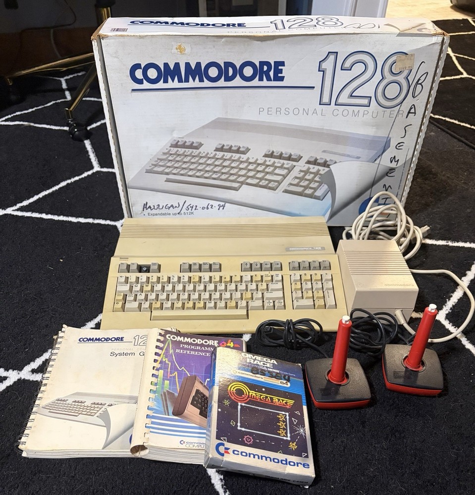 Commodore 128 Personal Computer and more - Untested- DOES Power On