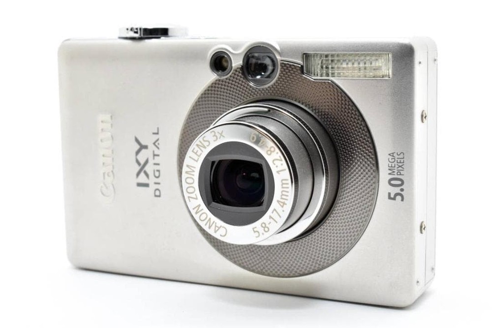Canon IXY DIGITAL 55 Silver Compact Camera Excellent Condition Tested