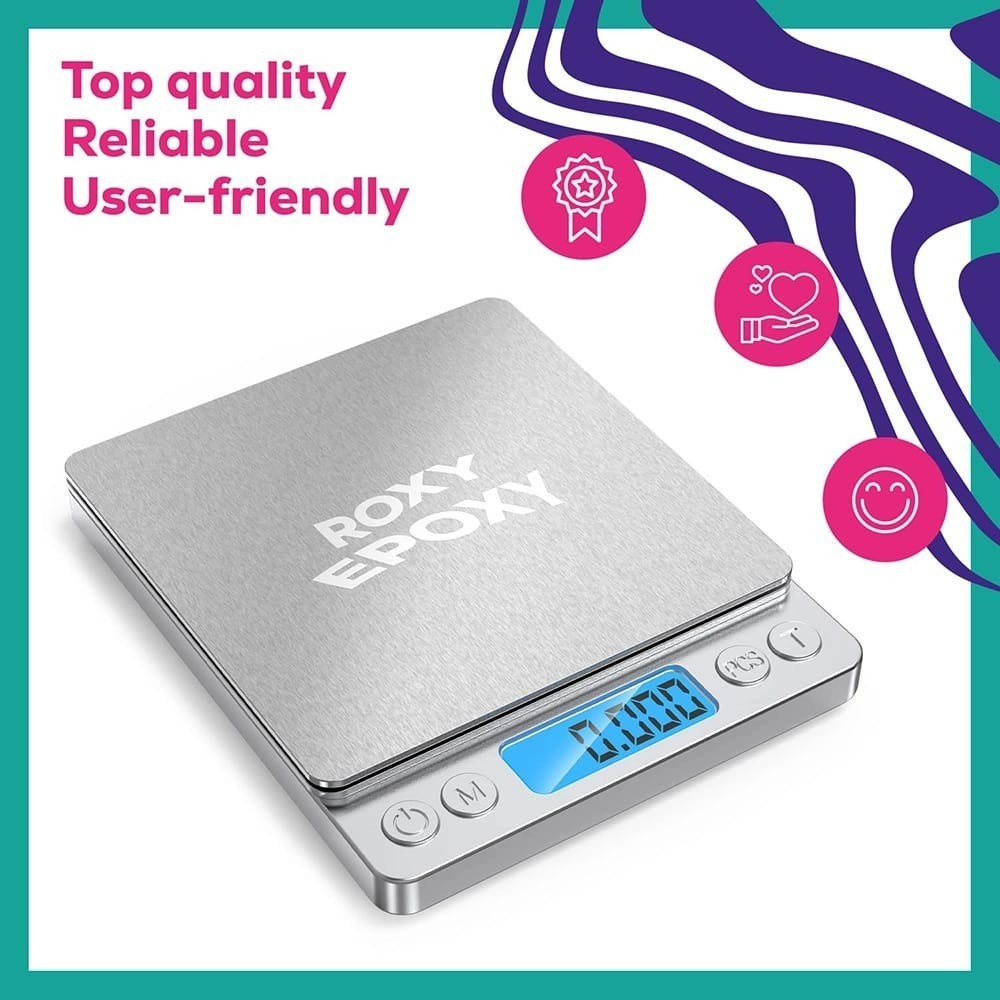 Roxy Epoxy Digital Mini Gram Weighing Scale 200 Grams/7.055 oz Max