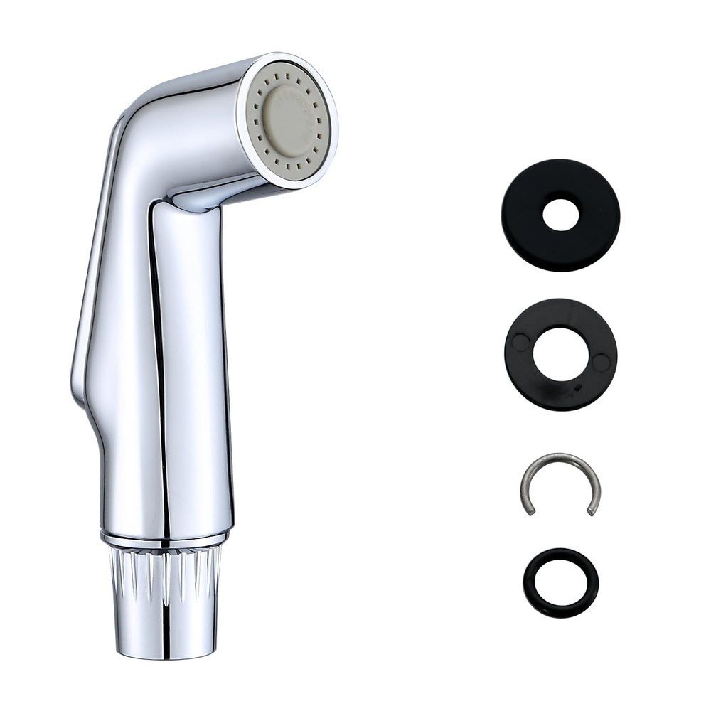 Timewill Kitchen Sink Side Sprayer Head Replacement Universal Fit Chrome