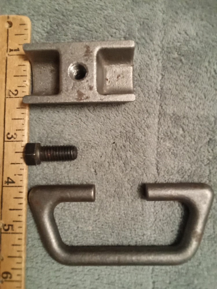 4inch D-ring Trailer Tye Down (2 1/2 Inch max Strap Width) 1/2 Mounting Bolt