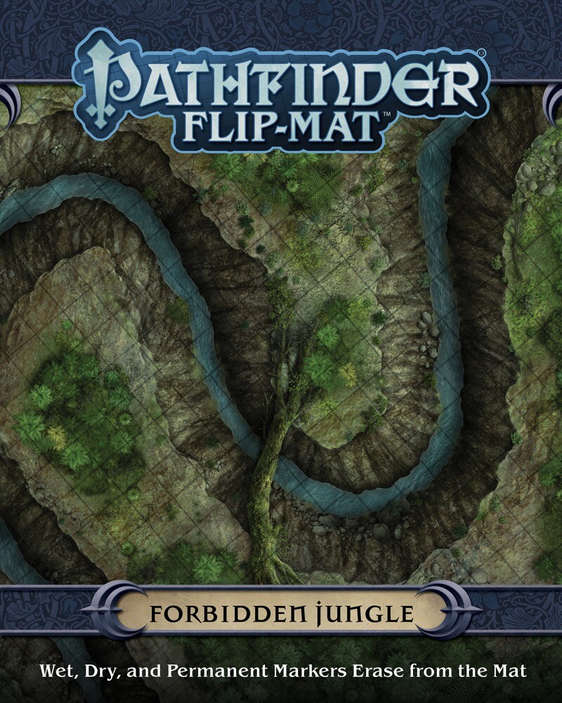 Pathfinder (RPG) Flip-Mat: Forbidden Jungle