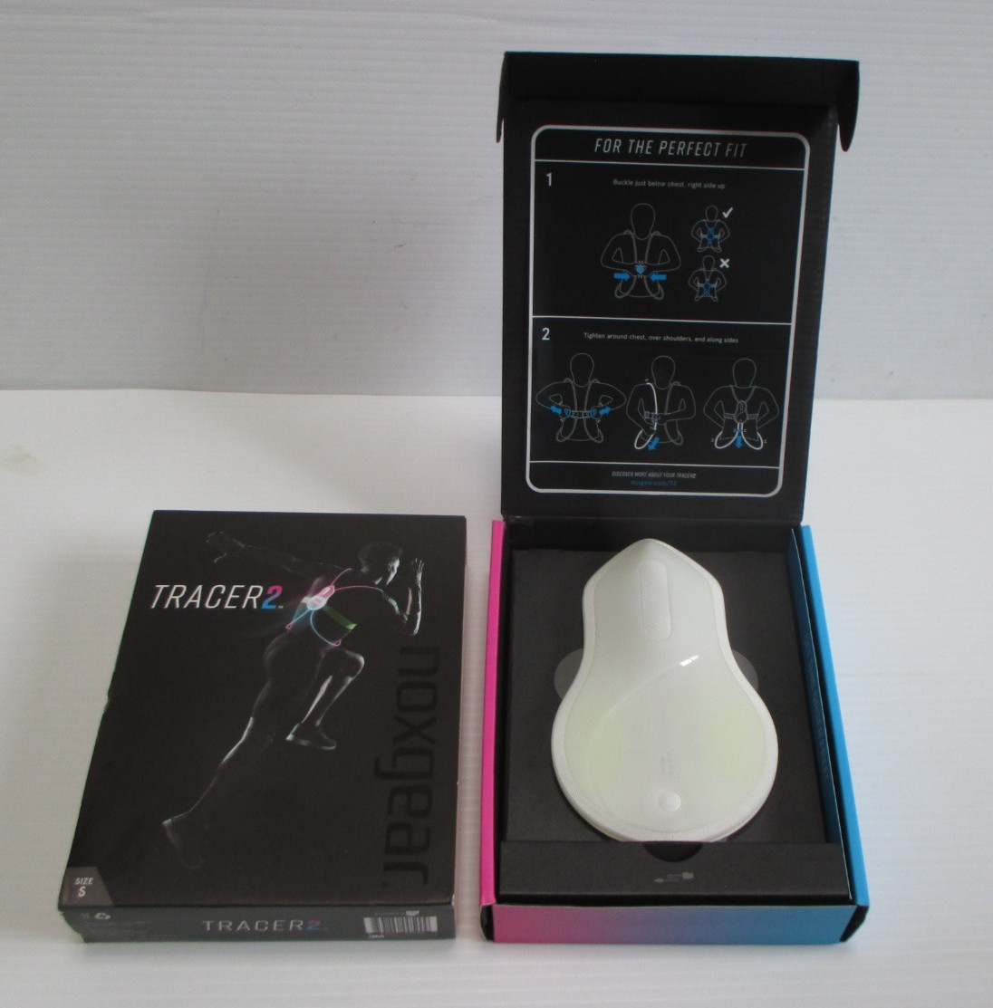 Noxgear Tracer2 360 Visibility Multicolor LED Running Vest Size Small - New