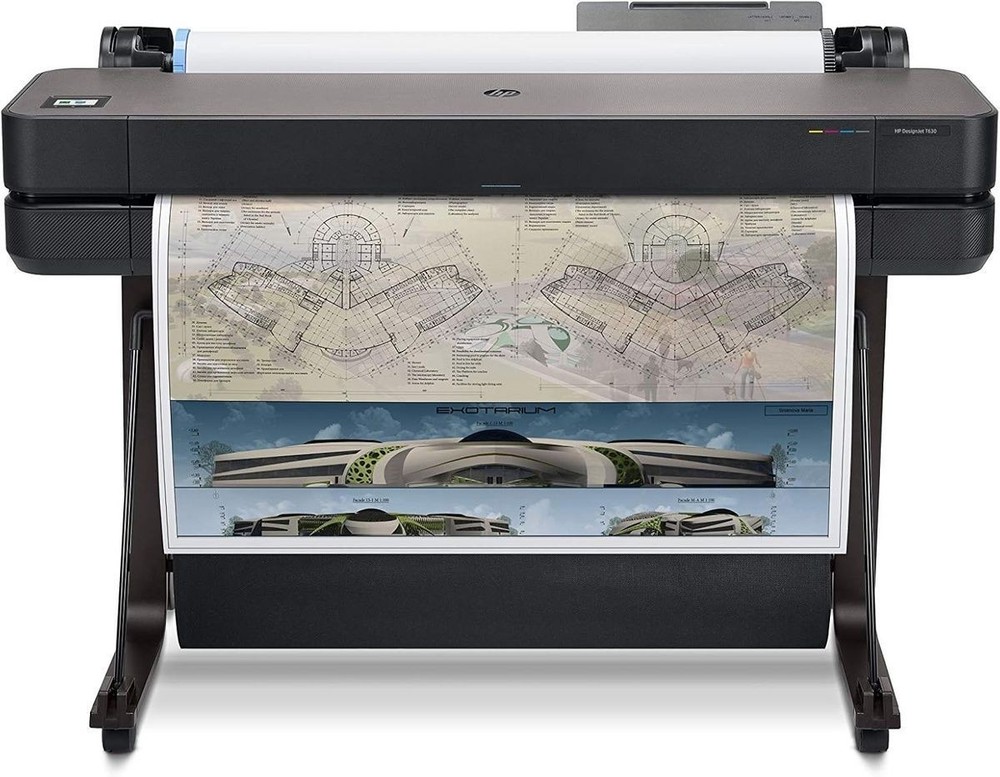 HP DesignJet T630 36 In. Large Format Plotter Inkjet Printer**