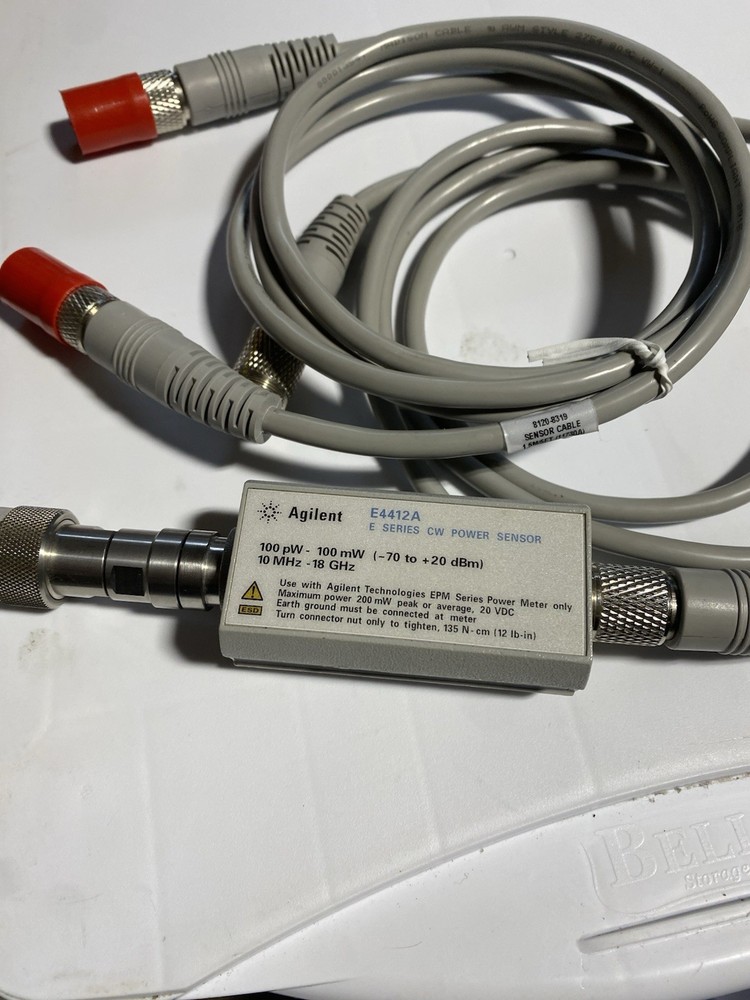 Agilent Power Sensor E4412A & Extra Sensor Cable