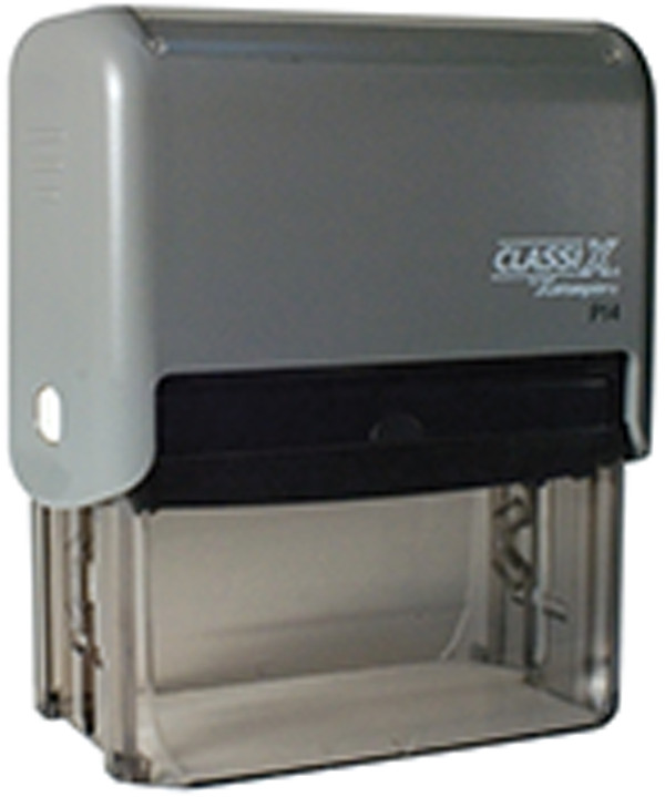 Custom Name / logo Self-Inking Stamp P14 - Self-Inking Message Stamp 1-1/2" x 3"