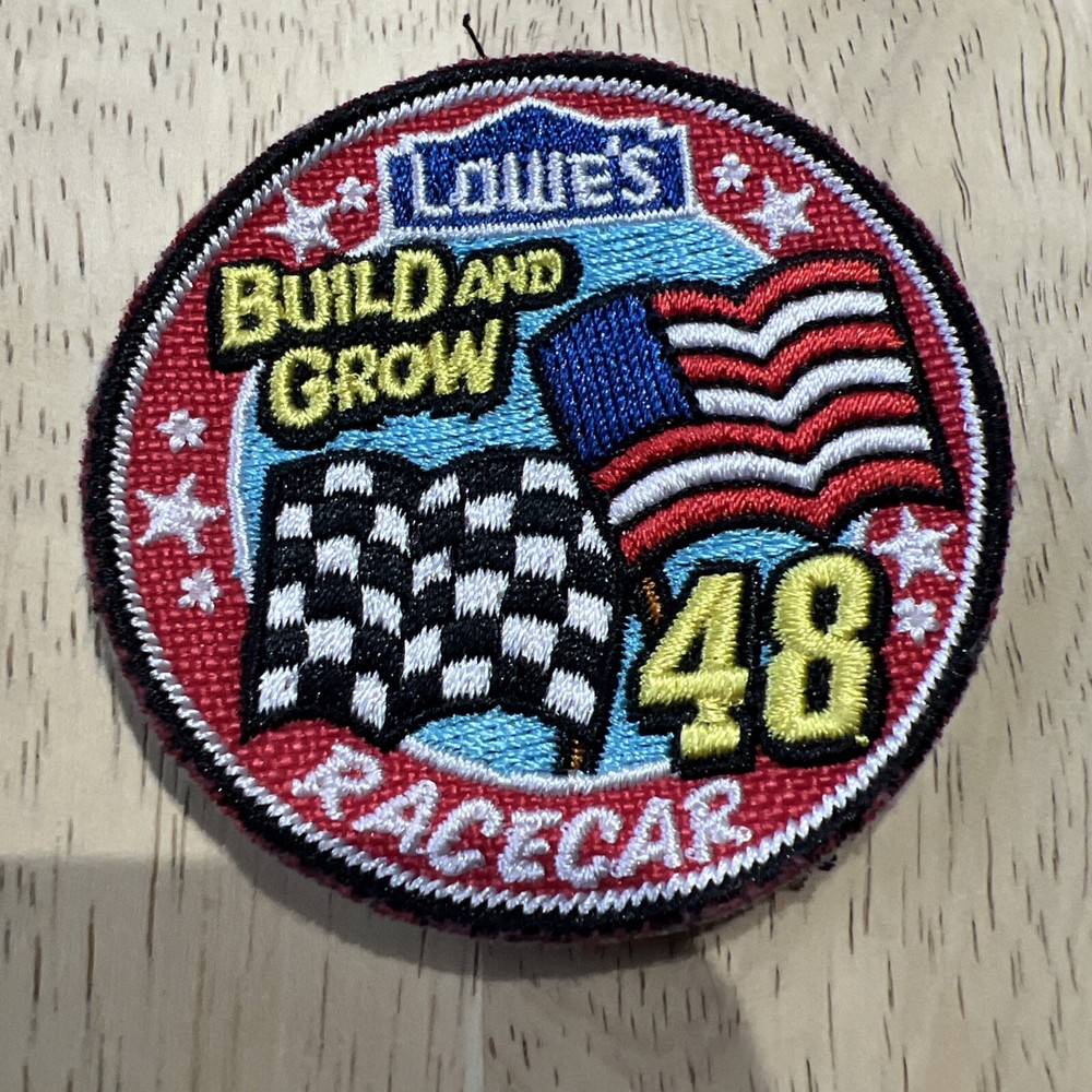 Lowe’s Build And Grow #48 Race car 🏎️ Patch