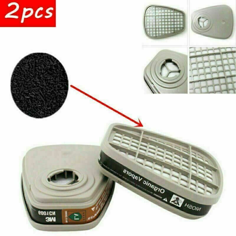 US 6001CN Organic Vapor Respirator Filter Cartridge For 6300 6800 7502 Gas Mask