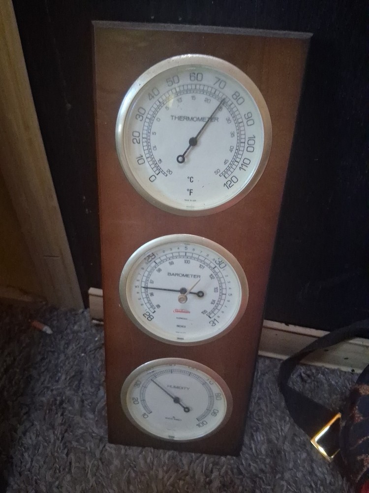 Sunbeam, Thermometer, Barometer, Humidity Meter