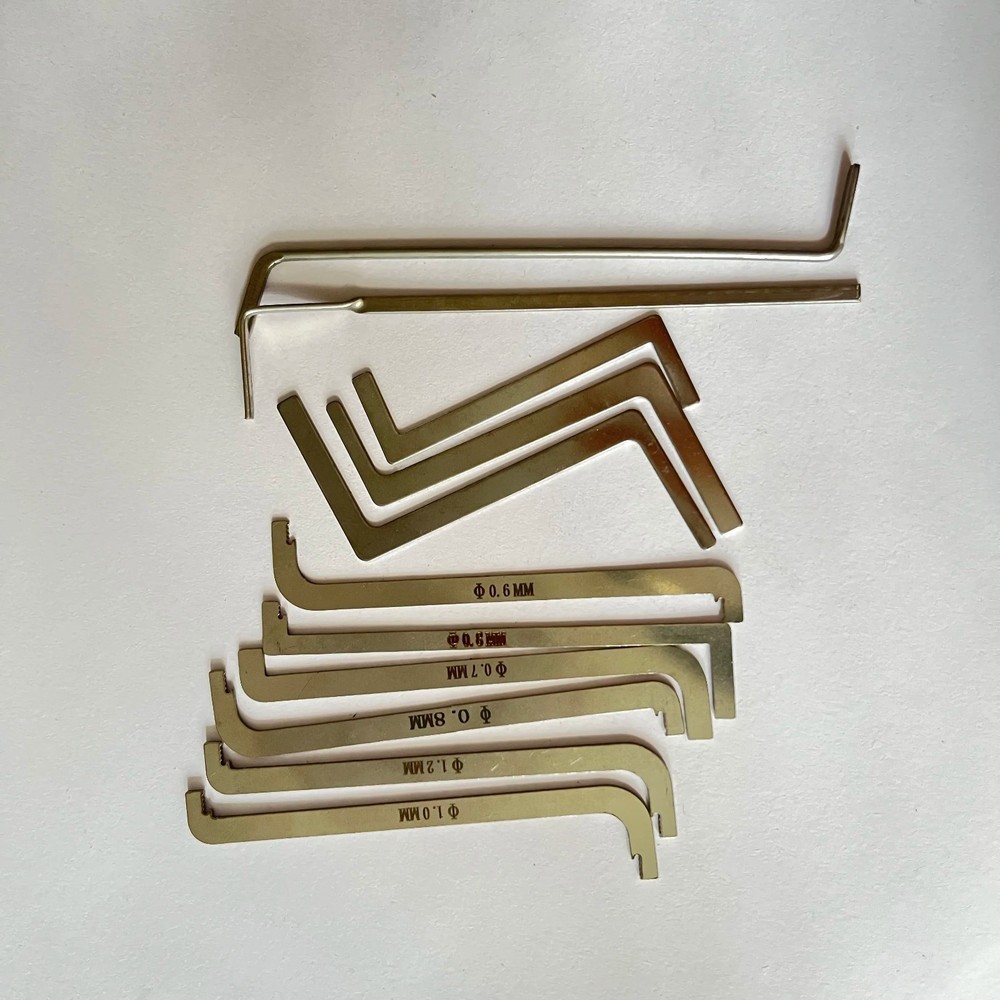 11pcs Turning Tool Lock Tension Wrenches Locksmith Pick Tool New*