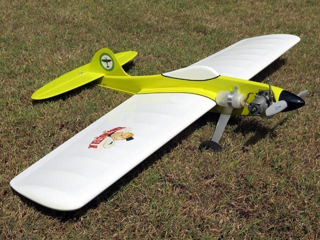 1/2 A profile Baby Ringmaster 21" span U-Control plans