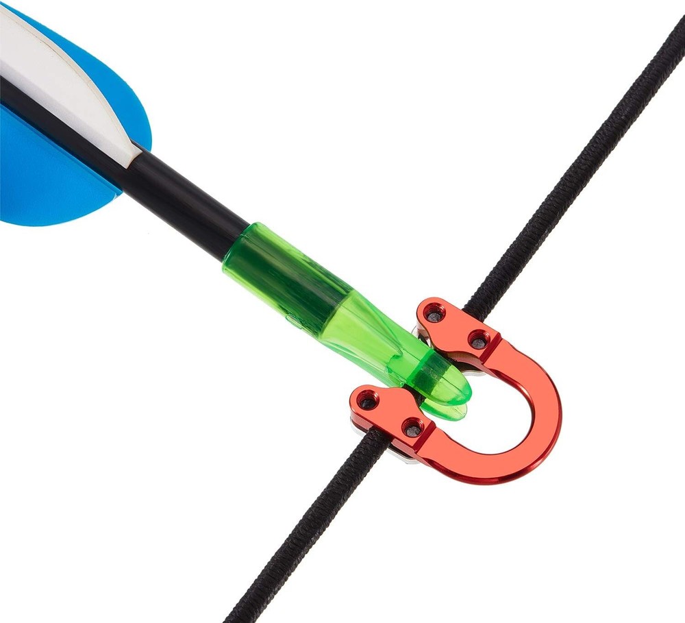 3 Sets Archery D Loop Compound Bow Metal D Loop Metal D Ring Buckle Release Nock