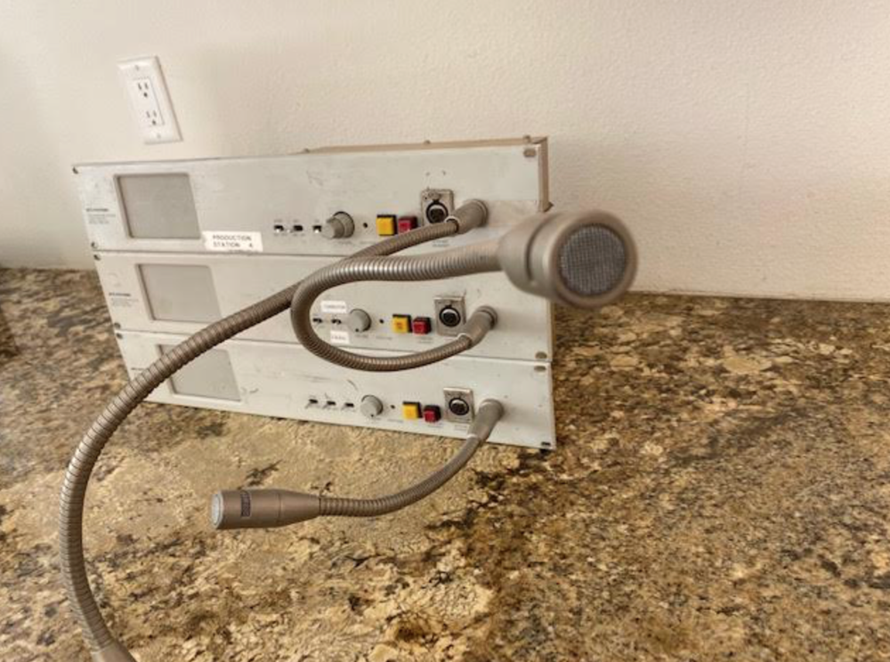 RTS Systems Intercom RMS300 w/ Micrphone & Speaker - From Oprah Winfrey studios