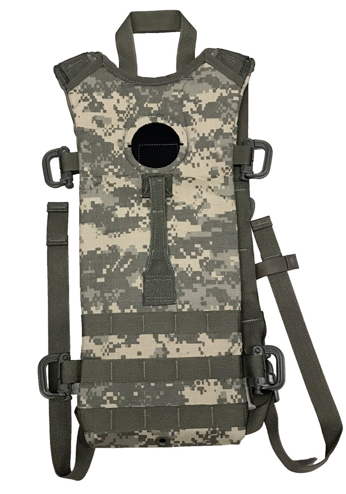 Authentic USGI Hydration System Carrier ACU Universal Cam MOLLE II [NO BLADDER]