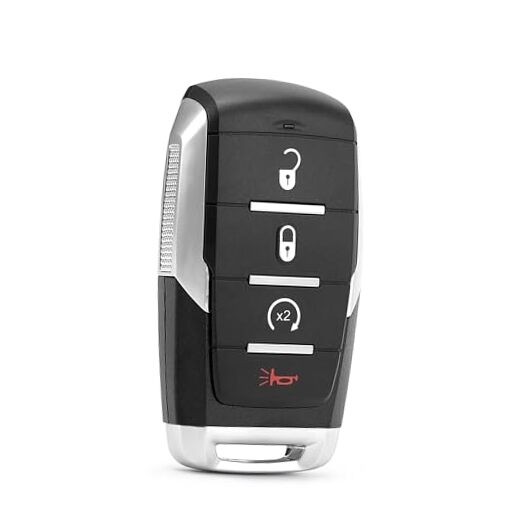 Car Key Fob Replacement 4-Button Keyless Entry (1PC) 433MHz Compatible with