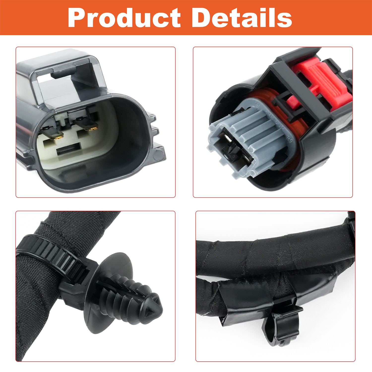 Rear Parking Brake Jumper Wire Harness for 2017-2023 Ford Edge - H2GZ-14A411-A