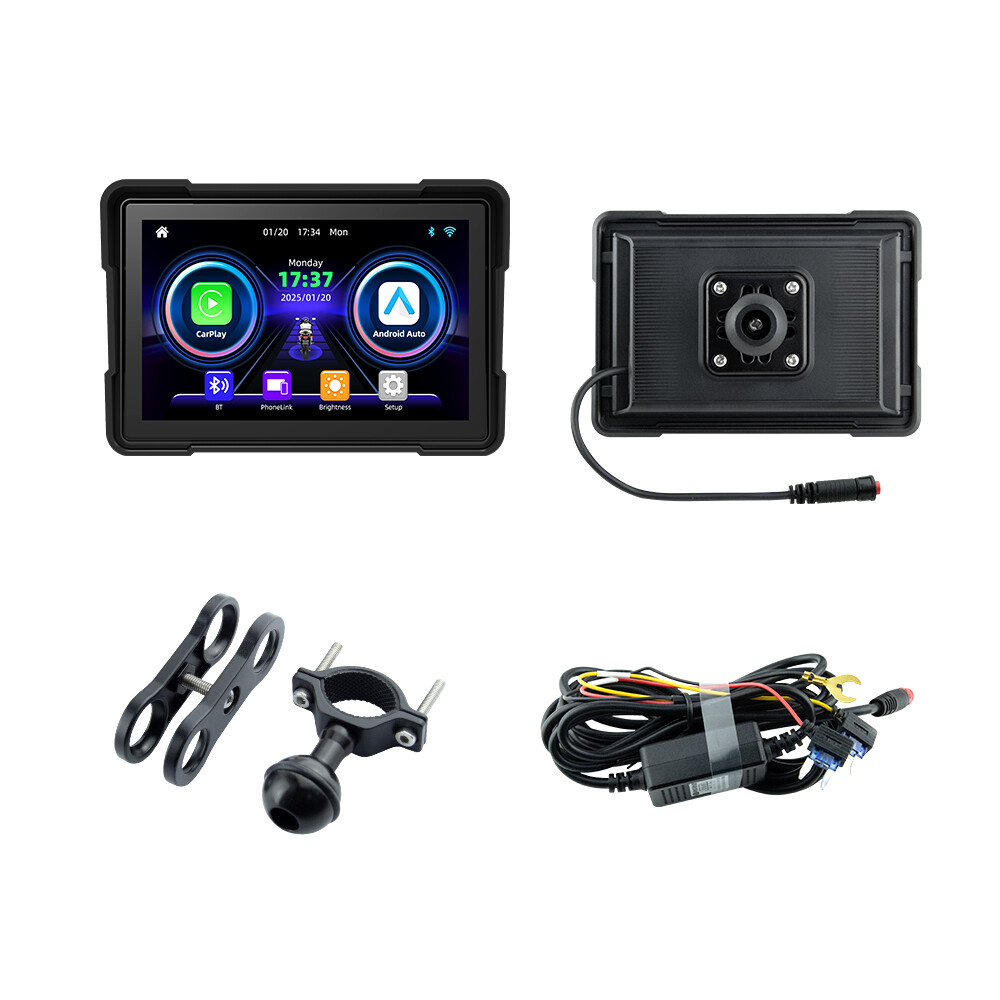 Universal Portable Linux Motorcycle Navigation 5"IPS Screen IP67 Carplay BT5.0