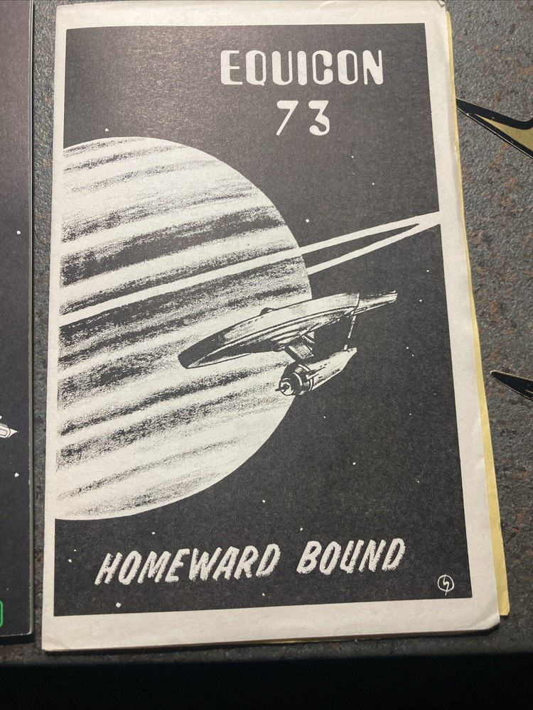 EQUICON 73 SOUVENIR Program + STAR TREK/ CONVENTION 1973 B4FR