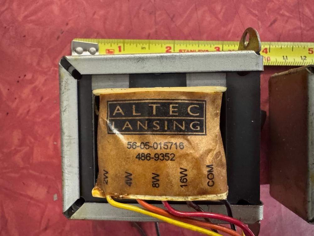 altec lansing transformer50-05-015716 pair