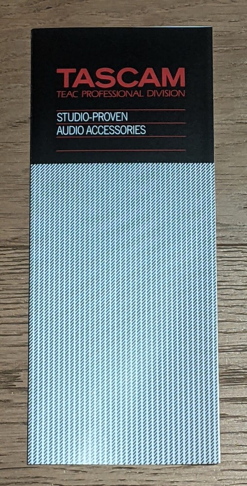 TASCAM Studio-Proven Audio Accessories Catalog