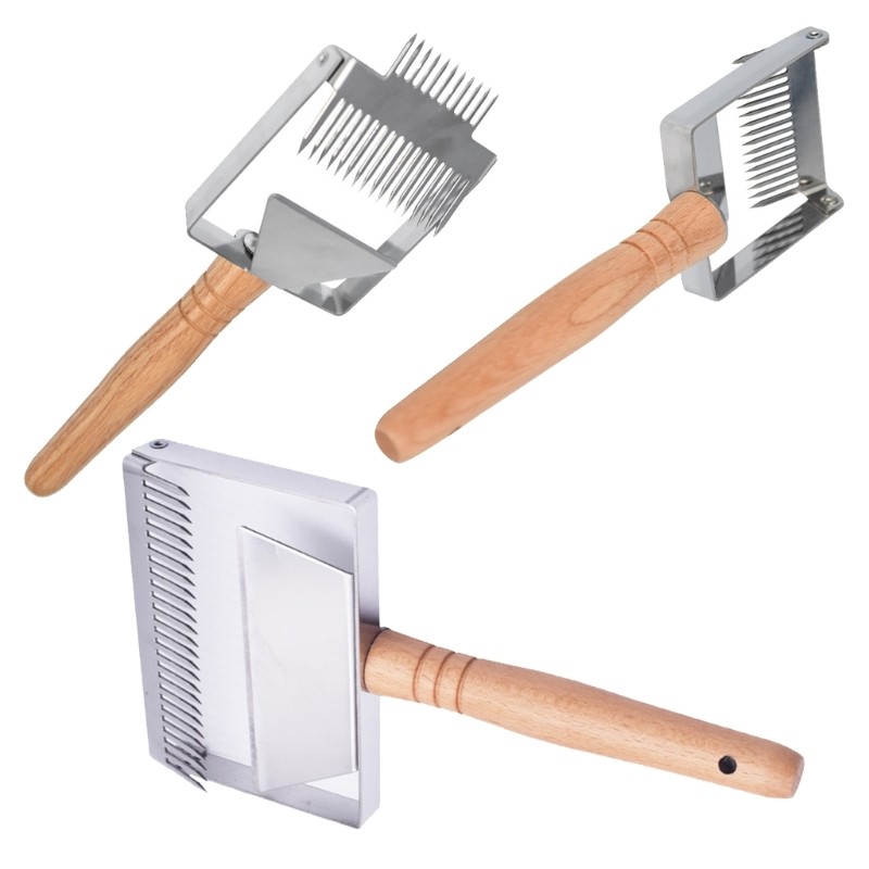 Beeskeeping Tools Cutter Uncapping Scraper Bees Hives Honeycomb Scraper