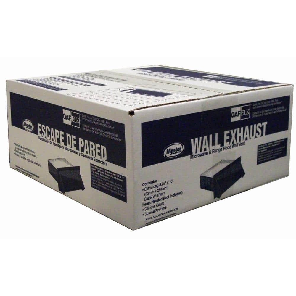 Master Flow 3-1/4 in. x 10 in. Rectangular Appliance Wall Vent