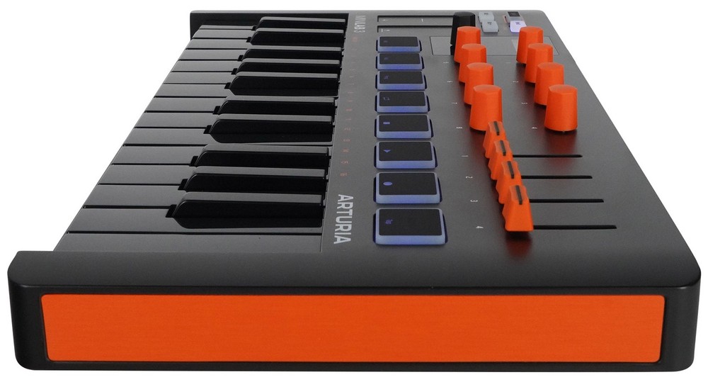 Arturia MINILAB 3 Orange 25 key MIDI USB Keyboard Controller+Backpack
