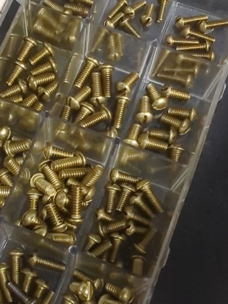 Bibb Screw Kit, Brass Assortment
