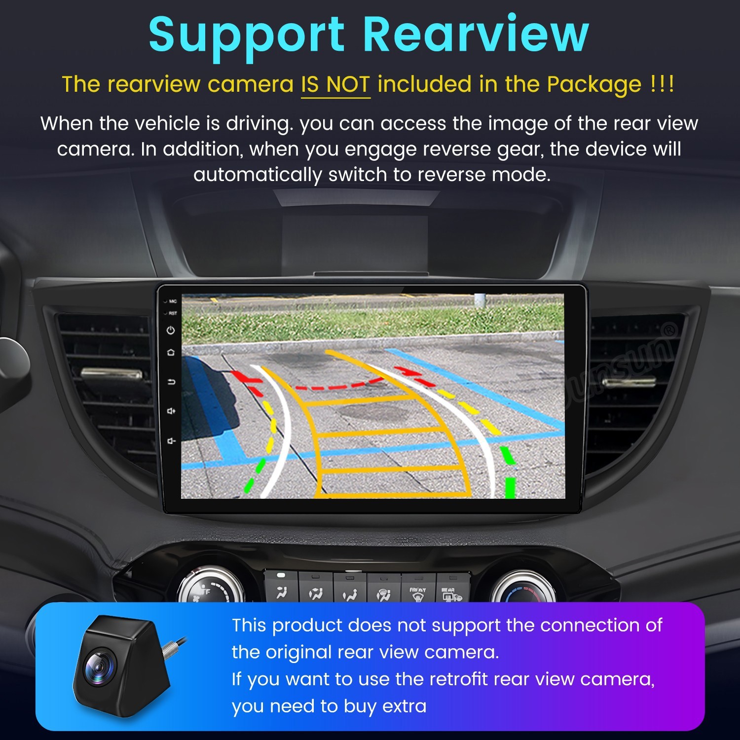 4+64GB Android 15 Car Stereo Radio for Honda CRV 2012-2016 GPS NAVI DSP WIFI BT