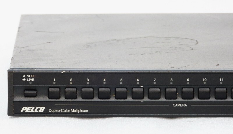 PELCO GENEX 16 CHANNEL SECURITY CAMERA DUPLEX COLOR MULTIPLEXER MODEL MX4016CD