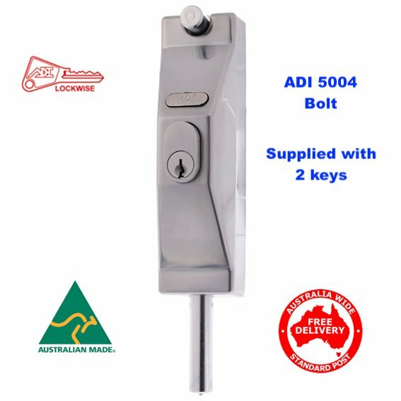 ADI High Security Locking Bolt 5004-Australian Made Quality-Free Postage