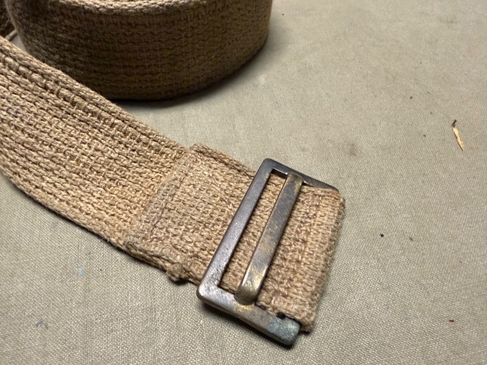 ORIGINAL WWII US ARMY LARGE EQUIPMENT CARRY STRAP-OD#3