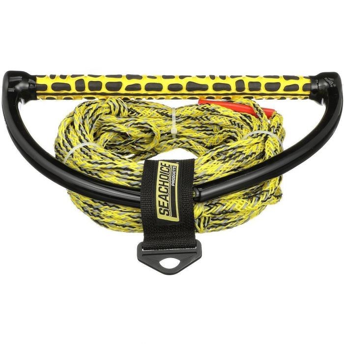 Seachoice 86726 5-Section Wakeboard Reflective Rope, 75'