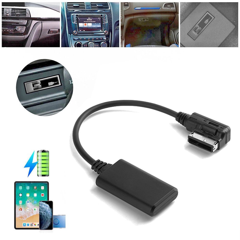 AMI Bluetooth Music Interface AUX Audio Cable Adapter For Audi A3/A4/A5/A6/A7/A8