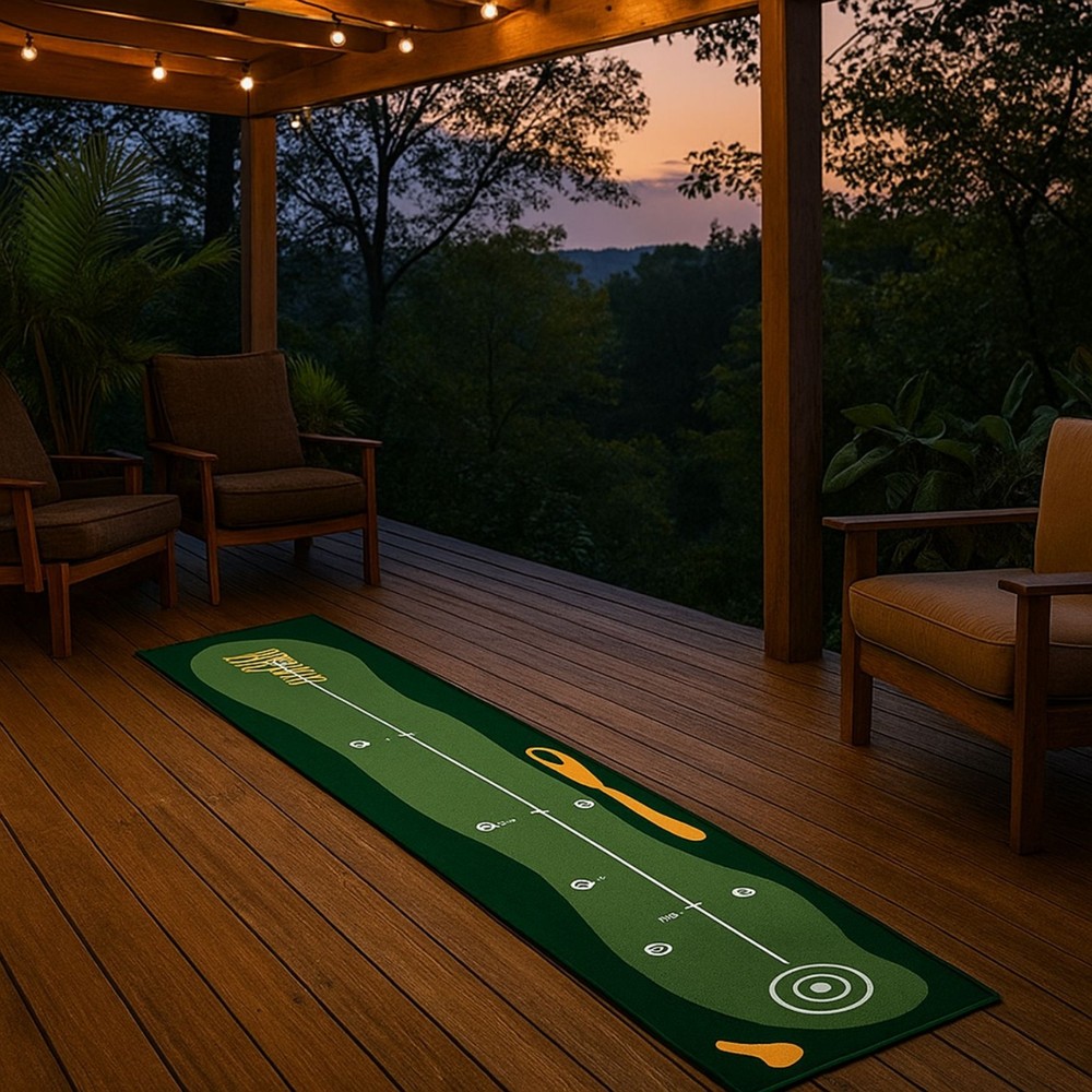 Portable Pro Golf Putting Mat Trainer