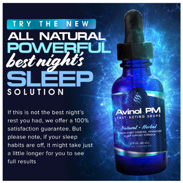 Avinol PM Liquid Drops + DE Calming Pillow Spray Bundle|Sleep Support| Relaxing