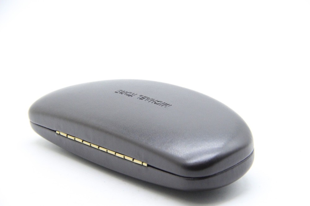 NEW MICHAEL KORS DARK BROWN AUTHENTIC EYEGLASSES CLAMSHELL CASE ONLY