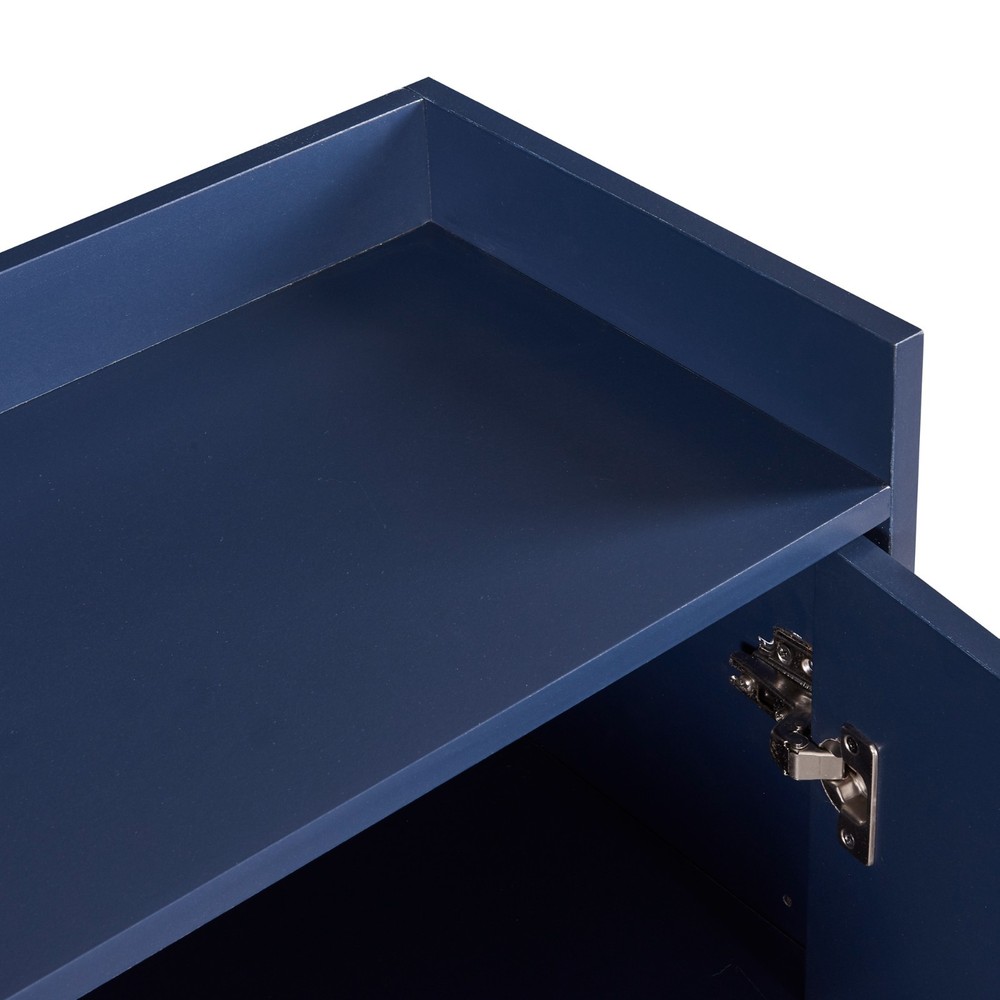 Modern Sideboard Elegant Buffet Cabinet with Large Storage Space (Navy)