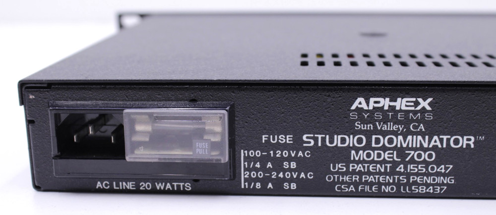 Aphex Systems Studio Dominator Model 700 Rack Mount Tested