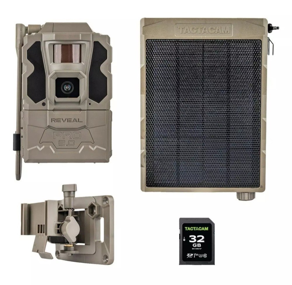 Tactacam Reveal Pro 3.0 Solar Bundle