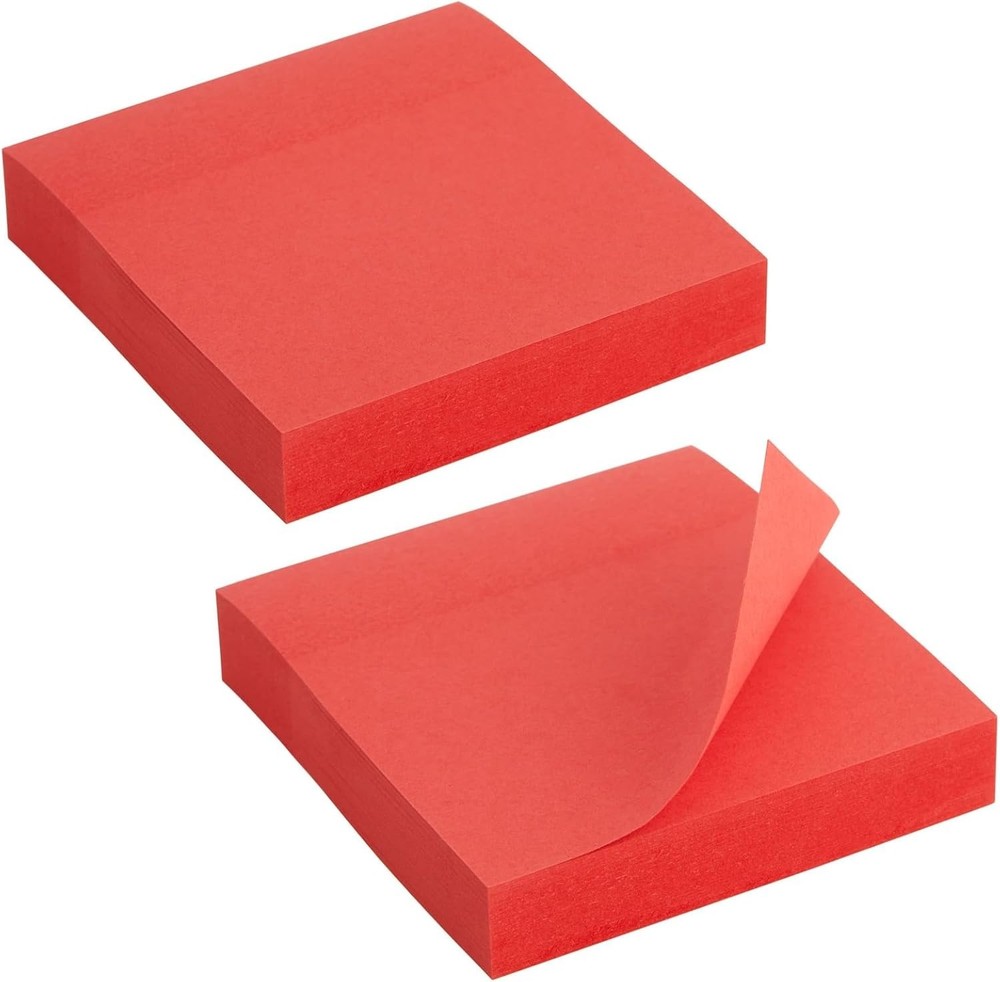 Stiy Notes - Bulk Red Stiy Notes - Self-Sti Pads for Home