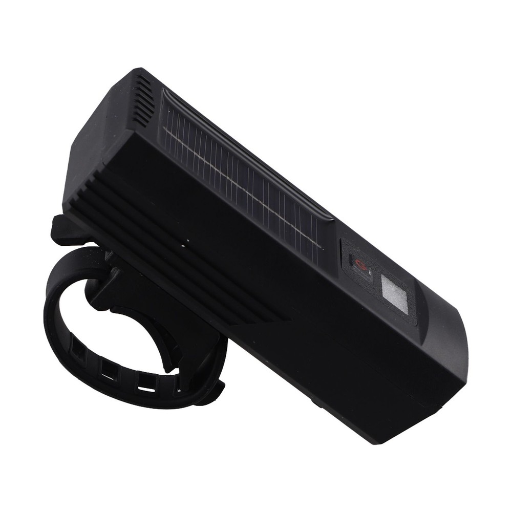 Multi Functional LED Bicycle Headlight with Solar and USB Charging Capabilities