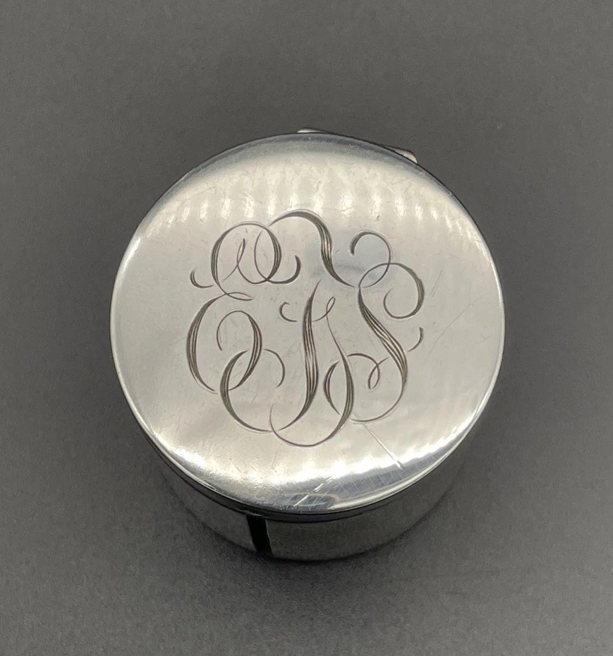 Watson Sterling Silver Stamp Roll Box / Dispenser