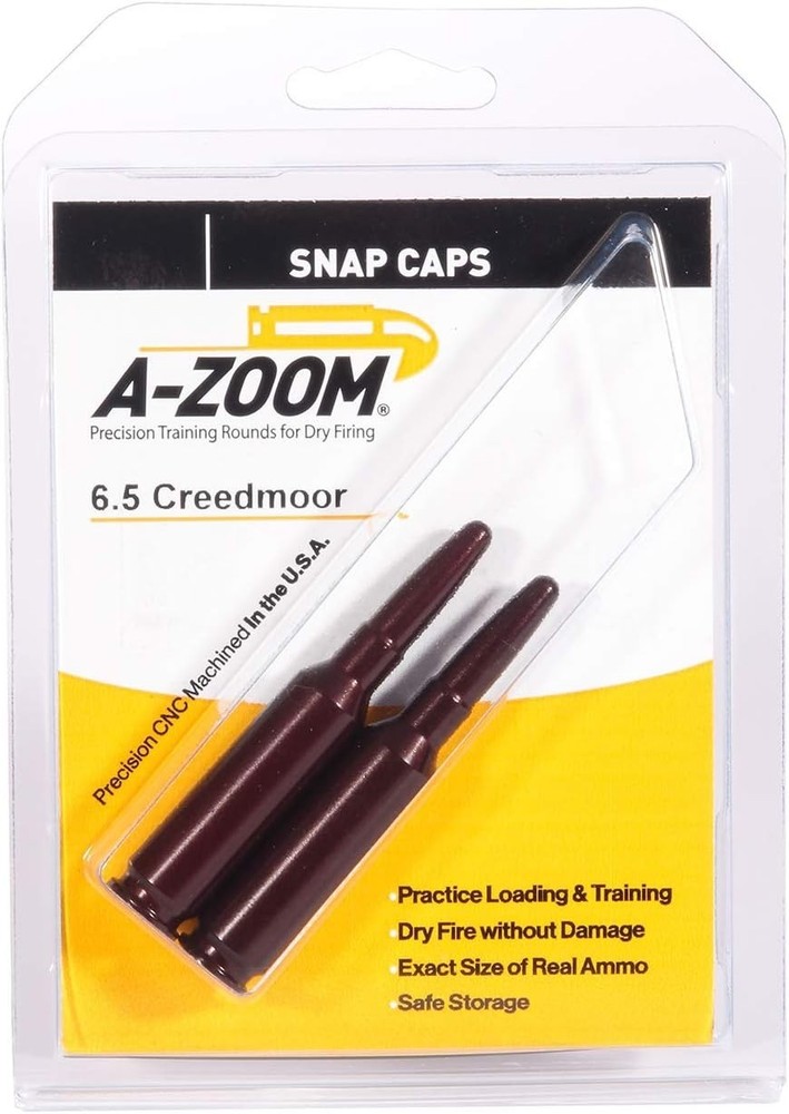 Long-Lasting 6.5 Creedmoor Snap Caps 2-Pack, Red – Ideal for Function Tests