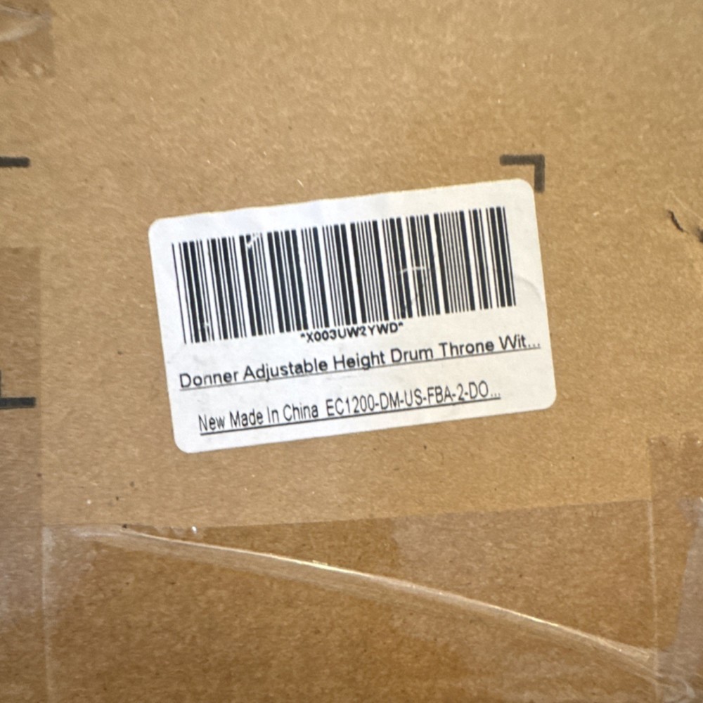 Donner Adjustable Height Drum Throne EC1200, Adjustable Drum Throne for Drum