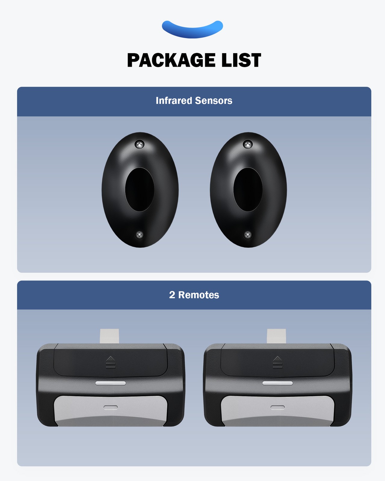 ZUMI Wall Mount Automatic Garage Door Opener with Remote Controls IR Sensors