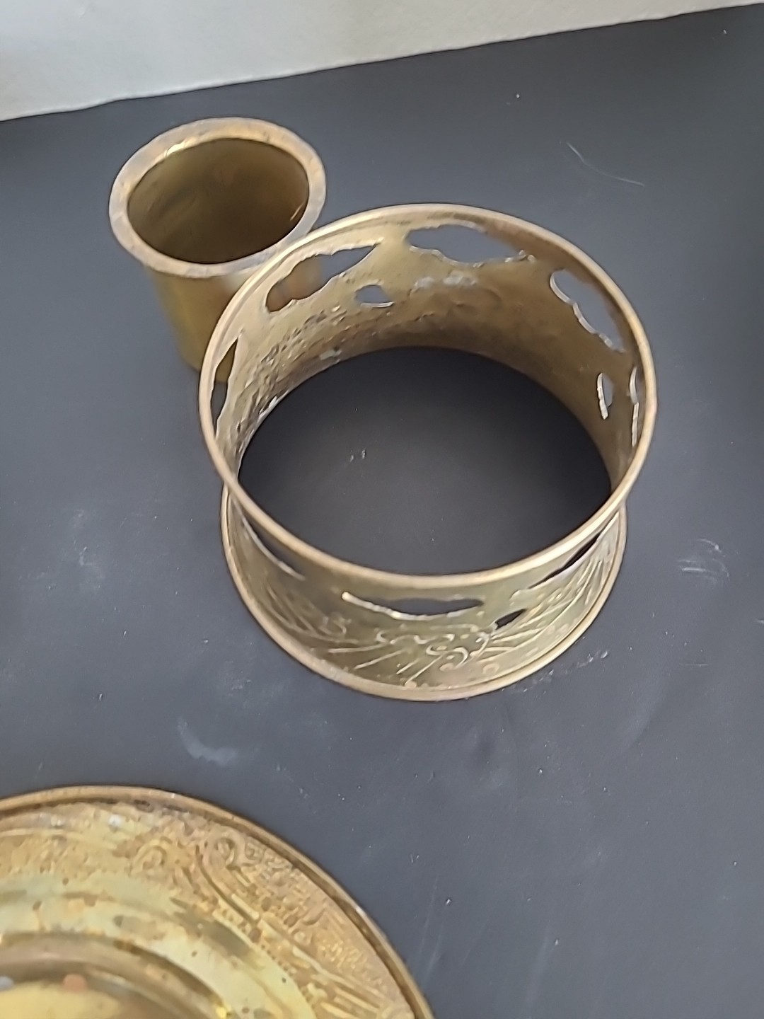 Vintage Chinese Shabu Pot Brass Hot Pot Chiseled Dragon