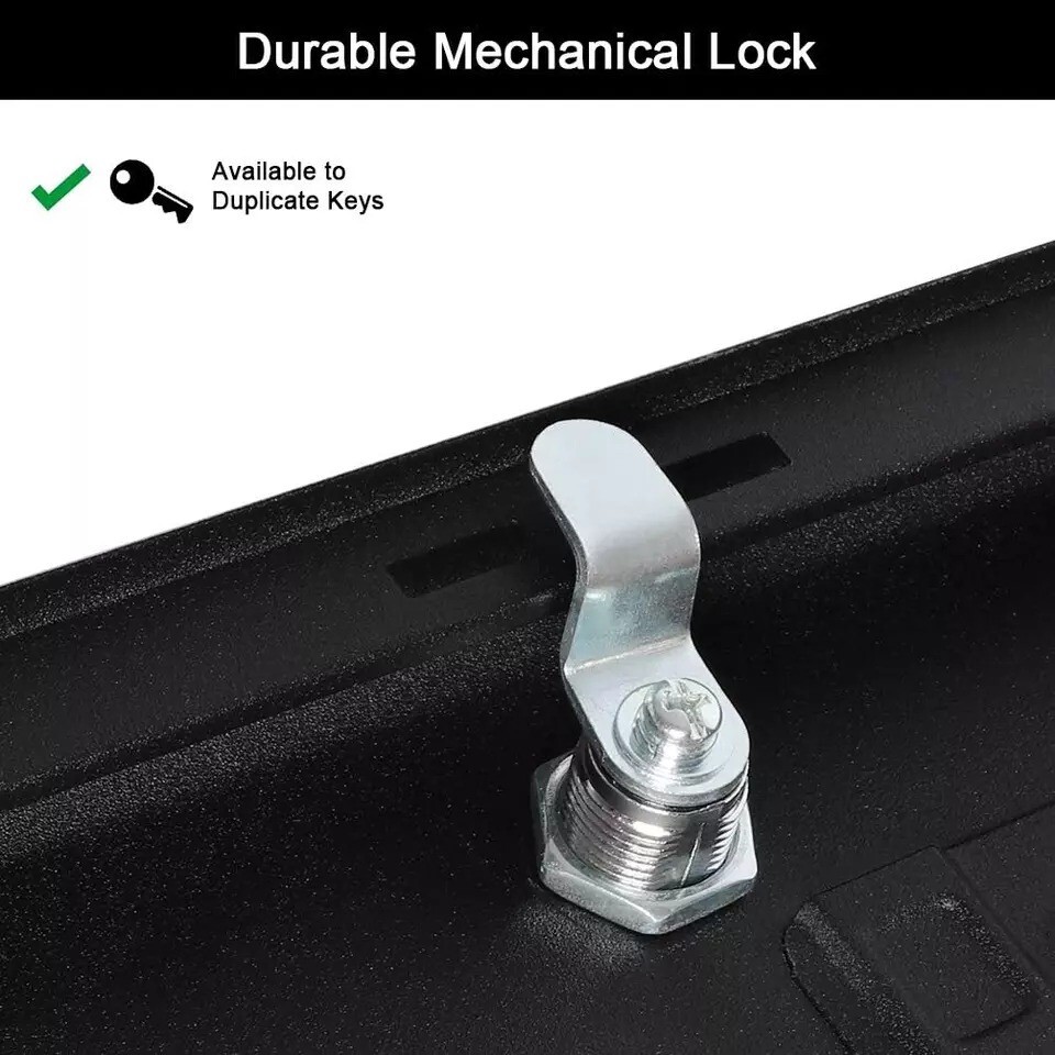 Key Cabinet Wall Mount Key Lock Box with Key Management Locking Key Organizer