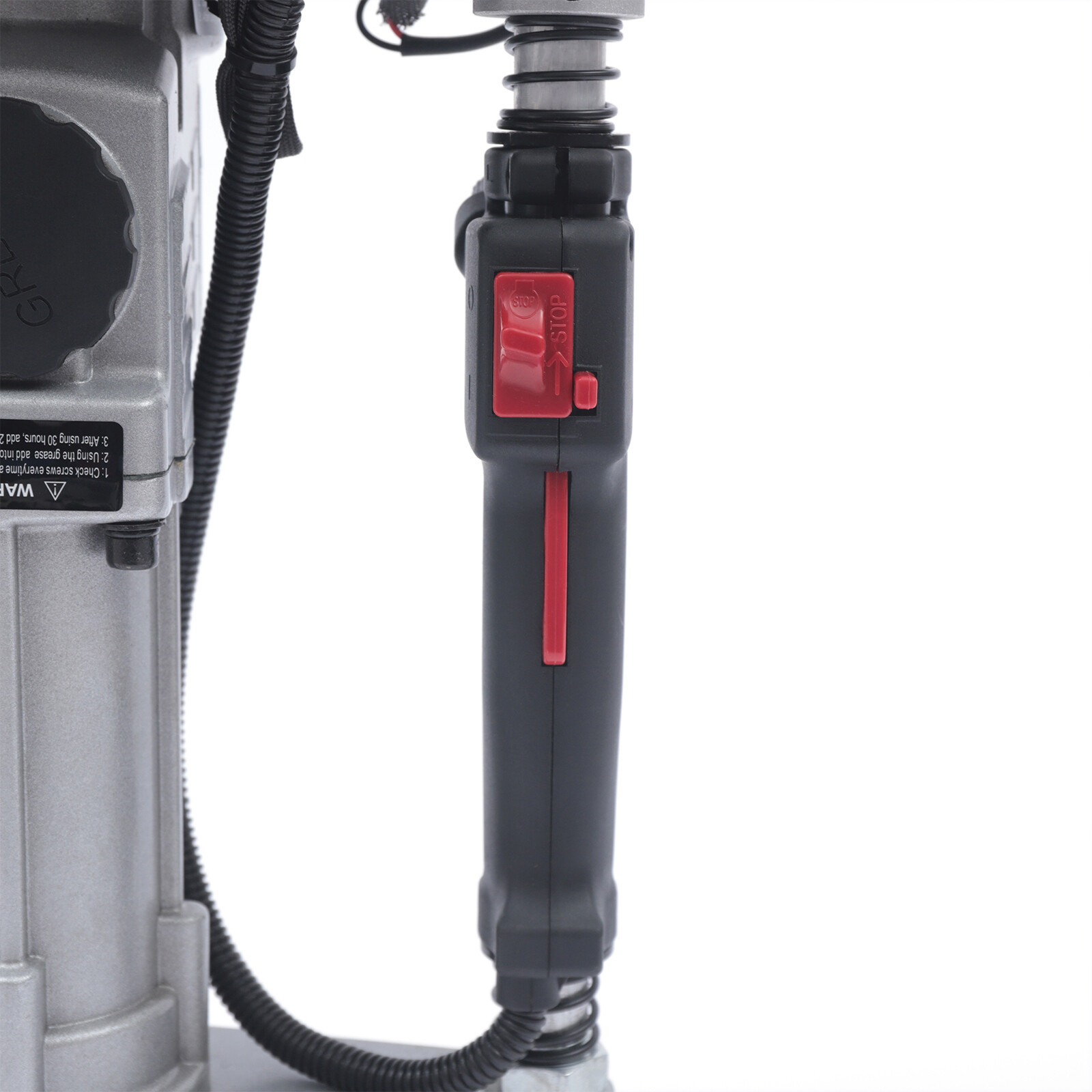 4 Stroke Gas Powered Fence Pile Driver T-Post Push Gasoline Engine Heavy Duty