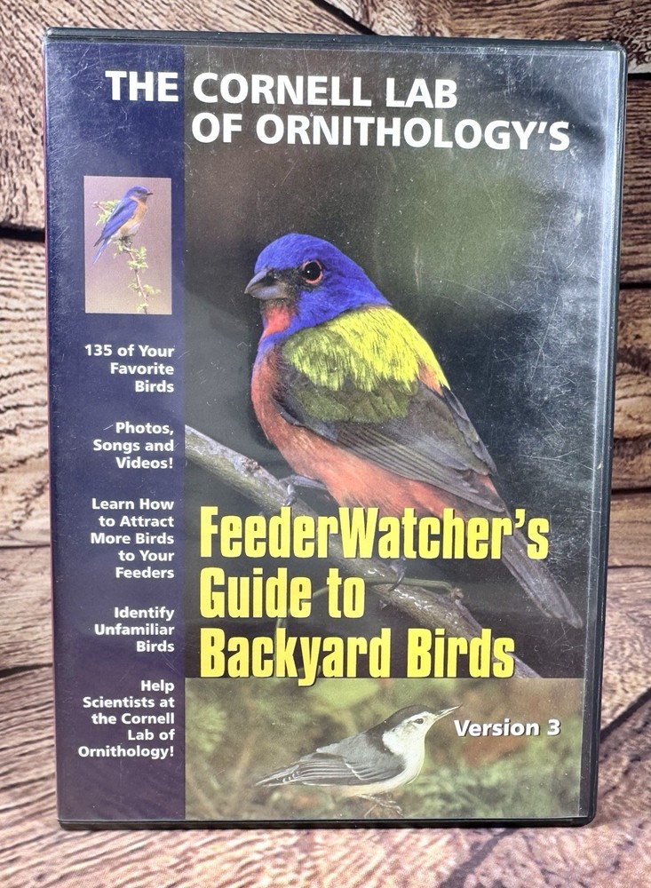 Cornell Lab Feeder Watchers Guide to Backyard Birds Version 3 Thayer CD-ROM,2001